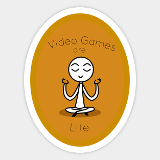 Video Games Life Sticker